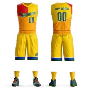 Ropa de baloncesto personalizada, Jersey, pantalones cortos, uniforme deportivo, conjuntos para hombre, camiseta de práctica reversible por sublimación, conjunto de baloncesto - Product Image 6