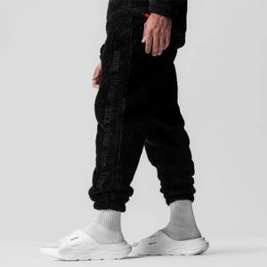 Pantalones deportivos para hombre-Joggers atléticos cómodos y elegantes con cintura con cordón y bolsillos para uso diario - Product Image 4