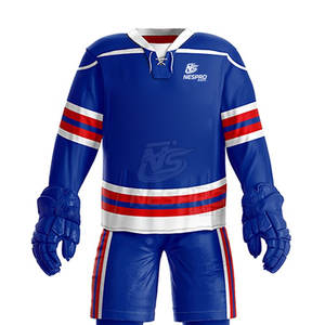 Meilleure vente au prix d'usine uniforme de hockey sur glace en vrac doux au toucher uniforme de hockey sur glace pour unisexe - Product Image 5