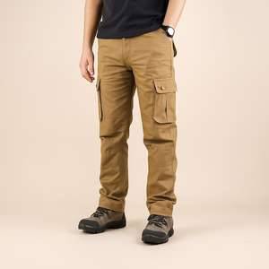 Pantalones multibolsillos para hombre para ejercicio al aire libre y fitness, adecuados para correr. - Product Image 3
