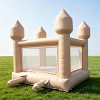 Lilytoys Combo gonflable personnalisé en PVC, château gonflable avec toboggan, château de saut avec piscine, aire de jeux gonflable