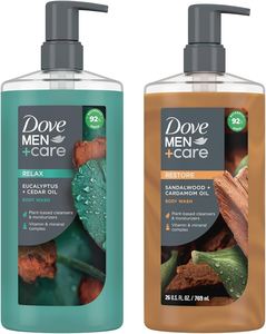 Dove Men Care Clean Comfort Gel de Ducha, Fórmula Hidratante para una Piel Suave y Fuerte - Product Image 1