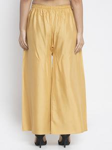 Pantalon évasé en rayonne personnalisé pour femme, respirant, infroissable, anti-boulochage, coupe ample, formel, pour le bureau - Product Image 2