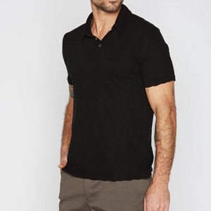 OEM Wholesale Customized Tri Blend <b>Polo</b> T <b>Shirt</b> Men's Cotton <b>Linen</b> Spandex Golf <b>Shirt</b> - Product Image 3