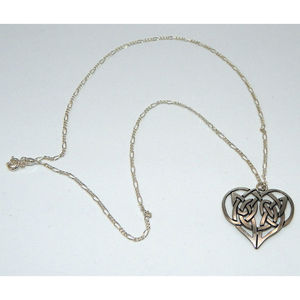 Collana in argento Sterling 925 con ciondolo in rodio e oro placcato con cuore in oro rosa e diamanti gioielli di fidanzamento alla moda - Product Image 2