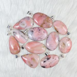 Natural Pink <b>Opal</b> Gemstone <b>Pendant</b> Making for Silver Jewelry Supply Bezel Set Wholesale <b>Pendant</b> Jewelry - Product Image 3