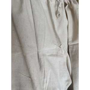 Pantalones Harem de Algodón Orgánico Kala para Mujer, Cintura Media, Transpirables y Suaves, Pantalones Cargo Casuales con Cordón Ajustable, Teñido Liso - Product Image 1