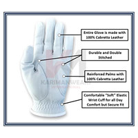 Fabricant OEM Gants de golf en cuir nano avec friction et impression de logo personnalisé Gants de golf de performance respirants pour hommes et femmes de qualité supérieure