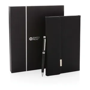 Ensemble stylo et carnet A5 Swiss Peak Executive pour cadeaux d'affaires - Product Image 4