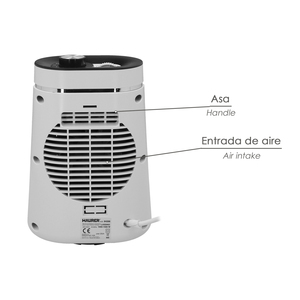 Radiateur soufflant oscillant en céramique de 1000/1500 watts. - Product Image 4