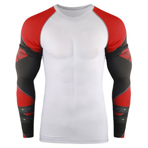 2025 personalizado de manga larga Surf Logo Mma Bjj camisa de compresión sublimada Jiu Jitsu Rashguards Diseña tu propio protector de erupción personalizado - Product Image 3