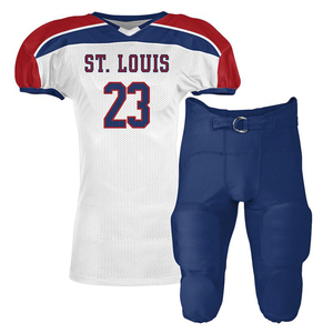 Professionnel Football Américain Gear City Gants À Manches Courtes Résistant À La Déchirure Plus La Taille Jersey Secure Fit Pant Match Day Practice - Product Image 5