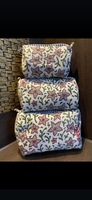 Trousse de Toilette de Voyage Tendance pour Femme en Toile avec Fermeture Éclair, Motif Géométrique Imprimé à la Main, Ensemble de Sacs Durables de Plusieurs Tailles