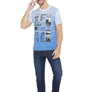 Nuevo diseño de talla grande para hombre, camiseta con serigrafía, diseño profesional, precio al por mayor, camiseta con serigrafía para hombre - Product Image 5
