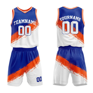 Uniformes de baloncesto para hombres y jóvenes transpirables con estampado americano, sublimación, diseño de logotipo personalizado, conjunto de Jersey sin mangas - Product Image 5