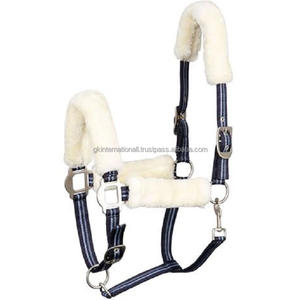 Col licou de course hippique en Nylon, strass en vison rembourré, en Nylon, deux couches, double couture, avec raccord en acier inoxydable - Product Image 4