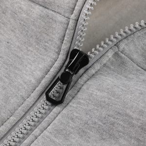 Sudaderas con cremallera de calidad superior para hombres, sudaderas de algodón transpirables de invierno, varios estilos, sudaderas con capucha personalizadas teñidas lisas bordadas - Product Image 4