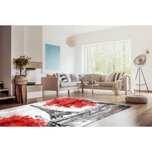 Alfombra de Hojas Rojas, Alfombra Emblemática, Alfombra de Regalo para el Hogar, Alfombra Personalizada, Alfombra de Chenilla - Product Image 2