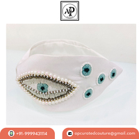 À la mode Vintage Style rétro brodé cheveux ornements femmes Turban Style bandeaux joli Vintage rétro Look bandeaux