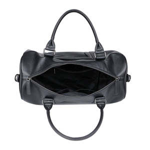 Bolsas de Viaje de Cuero de Gran Capacidad con Logotipo Personalizado, Nuevas Bolsas Deportivas Impermeables de Cuero PU de Grano Completo - Product Image 2