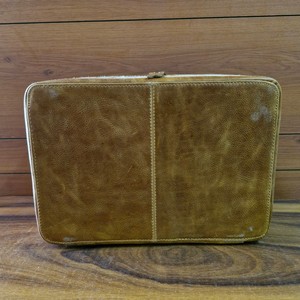 Haute qualité concepteur usiné à la main en cuir véritable sac de maquillage en forme de carré étui femmes boîte à bijoux Style occidental organisateur de voyage - Product Image 2