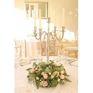 Offre Spéciale métal aluminium 5 bras candélabre bougeoir taille personnalisée or fini pour l'éclairage décoration mariage décor à la maison - Product Image 3