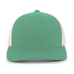 Classique 5 panneaux maille camionneur chapeau haute qualité en cuir broderie Patch mode personnalisable Logo sport camionneur chapeau - Product Image 6