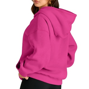 ชุดเดรสผ้าฝ้ายขนแกะไซส์ใหญ่พิเศษของผู้หญิง2026มีฮู้ดโอเวอร์ไซส์ออกแบบโลโก้ได้ตามต้องการ - Product Image 4