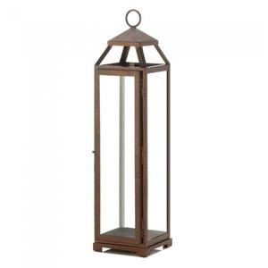 Ensemble de trois lanternes en métal Design traditionnel bougeoir fait à la main lanterne en métal fantaisie décorative de mariage la plus vendue - Product Image 2