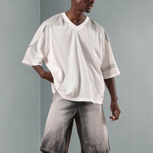 เสื้อตาข่ายคอวีคอวีแบบตาข่ายคอวีระบายอากาศได้ดี - Product Image 5