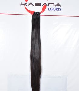 Máquina de paquete de doble trama, fabricación virgen, procesamiento, ninguno, Color Natural vietnamita, extensiones de cabello humano trenzado para mujeres - Product Image 5