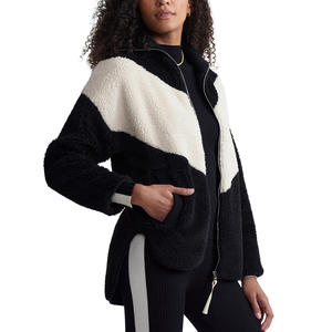 2024 New Arrival High Quality <b>Lightweight</b> Breathable Sherpa <b>Jacket</b> for <b>Women</b> Drop Shoulder Design Comfortable and Stylish - Product Image 5