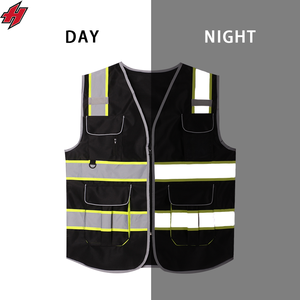 Gilet réfléchissant de sécurité Sport Construction personnalisé d'usine professionnelle gilet de sécurité extérieur haute visibilité avec le meilleur Service - Product Image 2