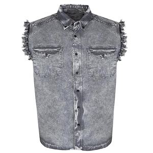 Vente en gros de chemises sans manches de motard du fabricant personnalisées pour hommes Streetwear doux pour la saison de printemps Unité unique emballée - Product Image 1
