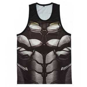 Camiseta sin mangas sublimada para gimnasio deportivo de talla grande, diseño personalizado, tela de secado rápido ecológica para correr, entrenamiento, equipo de entrenamiento - Product Image 1