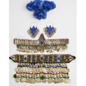 Ensembles de bijoux afghans vintage les plus vendus personnalisés vêtements de mariage bas quantité minimale de commande vente en gros pour les mariages en vrac - Product Image 1