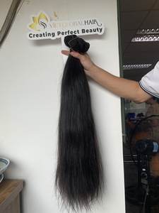 Pelo lacio vietnamita 100% sin procesar, cabello virgen Natural Sin caída, sin enredos, sin pelo de Animal - Product Image 4