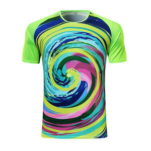 Camiseta de secado rápido para hombre de calidad Premium 2025, camiseta perfecta con cuello de tela de algodón 100% sublimado multicolor para hombre - Product Image 2