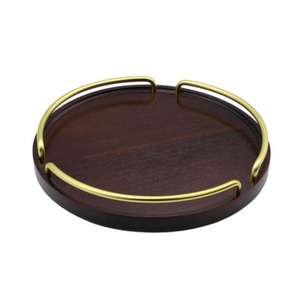 Bandeja Decorativa de Madera para Decoración del Hogar y Estilismo de Mesa, que Agrega un Toque Cálido y Natural a Interiores Modernos - Product Image 3