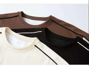 2026 Fall Men's Street Trend Crew Neck Sweatshirt Customizable Hip Hop Patchwork Embroidered Washed Warm Woven Winter hoodie - Product Image 3