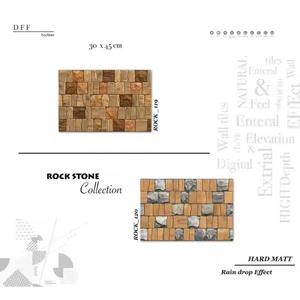Vivistaar กระเบื้องผนังเซรามิกดิจิตอลขนาด300X450มม. ดีไซน์ภายนอก3D หรู - Product Image 2