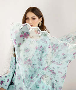 เสื้อยืด3ชิ้นปักลายสำหรับผู้หญิงดูแพตตาเสื้อ3ชิ้นสำหรับใส่ในสนามหญ้า Salwar Kameez - Product Image 5