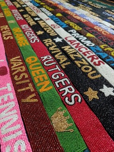Colour & Design seed beaded hand Embroidered Beaded Guitar Straps with <b>Star</b> Purse Design & Handmade - Product Image 6