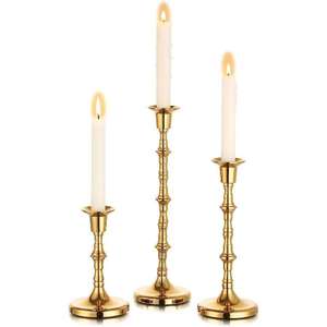 Portavelas de latón único con arte antiguo y magnífico grabado hecho a mano para Decoración de mesa de eventos y temática de lujo - Product Image 1