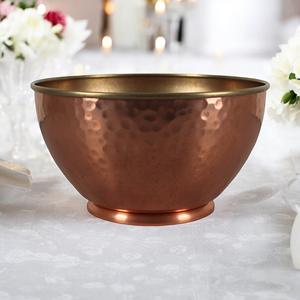 Bols Martelés en Cuivre Écologique Qualité Assurée pour la Maison, Plats de Chargeur Créatifs de l'Inde, Meilleure quantité minimale de commande, 100 Pièces - Product Image 4