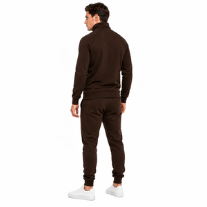Survêtement de base pour homme 2026 avec capuche, tissu brossé de haute qualité, chevilles côtelées, respirant et écologique - Product Image 4