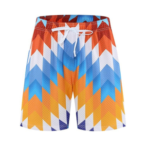Nuevos pantalones cortos de malla de alta calidad para hombre, pantalones cortos transpirables de secado rápido para hombre, pantalones cortos de malla personalizados de baloncesto de poliéster 100% más vendidos - Product Image 1