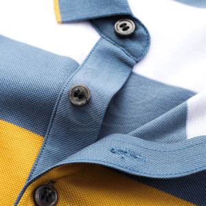 Camiseta Polo para hombre hecha en fábrica, cómoda, informal, de manga corta, fácil de usar, con estampado de patrón sólido a un precio razonable - Product Image 5