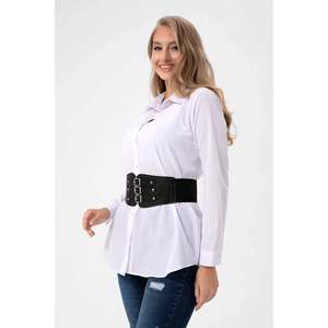 Cinturón Elástico de Tres Hebillas para Mujer, Estilo Moderno - Product Image 1