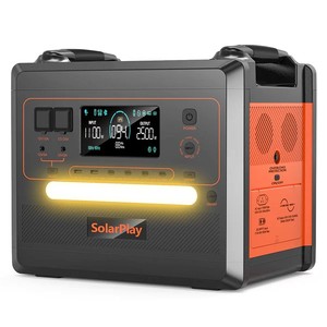 Station d'alimentation portable Sol ArP Lay Q2402M 2500W 2304Wh Onduleur à onde sinusoïdale pure Batterie lithium-ion Charge sans fil MPPT Lampe de poche - Product Image 5